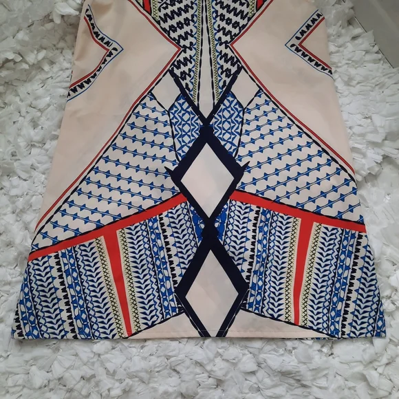 Venus Geometric Print Halter Mini Dress S/M - Picture 9 of 11